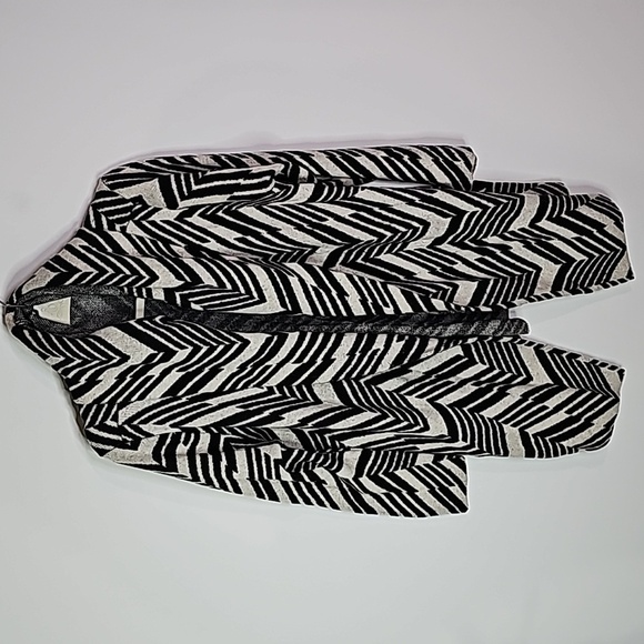 Le Chateau XL black and white hooded layering cardigan - Picture 1 of 7